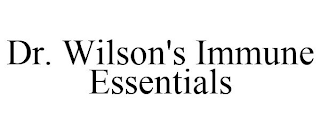 DR. WILSON'S IMMUNE ESSENTIALS