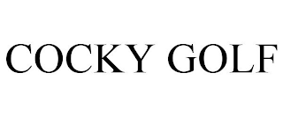 COCKY GOLF