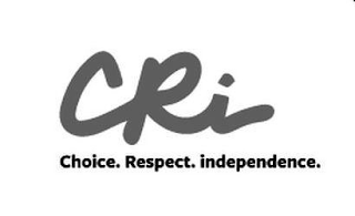 CRI. CHOICE. RESPECT. INDEPENDENCE.