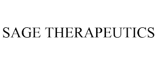 SAGE THERAPEUTICS