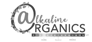 @LKALINE ORGANICS, NUMBERS 1-14 PH, ACIDIC, NEUTRAL, ALKALINE