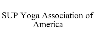 SUP YOGA ASSOCIATION OF AMERICA