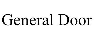 GENERAL DOOR