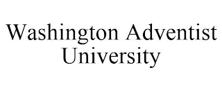 WASHINGTON ADVENTIST UNIVERSITY