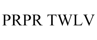 PRPR TWLV