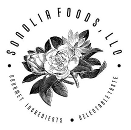 SONOLIA FOODS, LLC GOURMET INGREDIENTS DELECTABLE TASTE