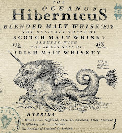 THE OCEANUS HIBERNICUS BLENDED MALT WHISK(E)Y THE DELICATE TASTE OF SCOTCH MALT WHISKY BLENDED WITH THE SWEETNESS OF IRISH MALT WHISKEY 750 ML 43% ALC/VOL HYBRIDA I. WHISKY 01A: HIGHLAND, SPEYSIDE, LOWLAND, ISLAY, SCOTLAND II. WHISKEY 02B: IRELAND III. PRODUCT OF SCOTLAND & IRELAND