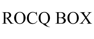 ROCQ BOX