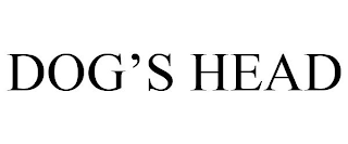 DOG'S HEAD