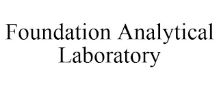 FOUNDATION ANALYTICAL LABORATORY