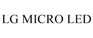 LG MICRO LED