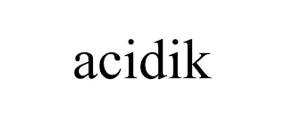 ACIDIK