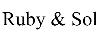 RUBY & SOL