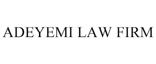 ADEYEMI LAW FIRM