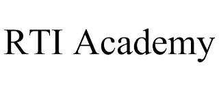 RTI ACADEMY