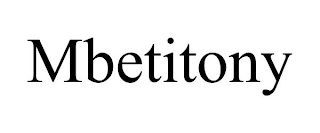 MBETITONY