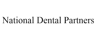 NATIONAL DENTAL PARTNERS