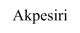 AKPESIRI