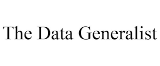 THE DATA GENERALIST