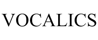 VOCALICS