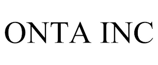 ONTA INC