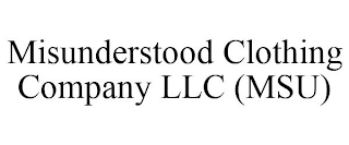 MISUNDERSTOOD CLOTHING COMPANY LLC (MSU)