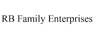 RB FAMILY ENTERPRISES