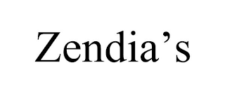 ZENDIA'S