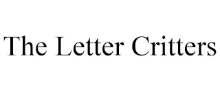 THE LETTER CRITTERS