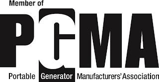 MEMBER OF PGMA PORTABLE GENERATOR MANUFACTURERS' ASSOCIATION