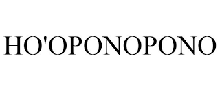 HO'OPONOPONO