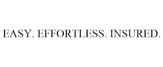 EASY. EFFORTLESS. INSURED.