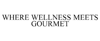 WHERE WELLNESS MEETS GOURMET