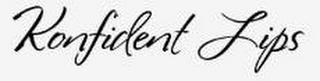 KONFIDENT LIPS