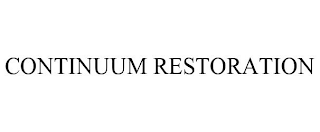 CONTINUUM RESTORATION