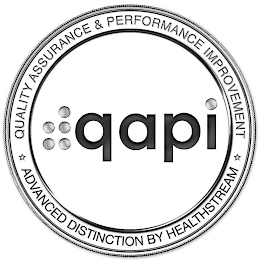 QAPI QUALITY ASSURANCE & PERFORMANCE IMPROVEMENT ADVANCED DISTINCTION BY HEALTHSTREAM