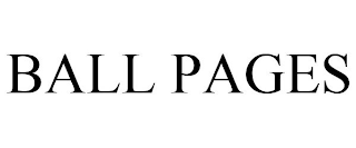 BALL PAGES