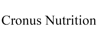 CRONUS NUTRITION