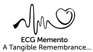 ECG MEMENTO A TANGIBLE REMEMBRANCE . . .