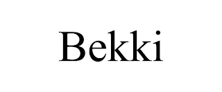 BEKKI