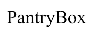 PANTRYBOX