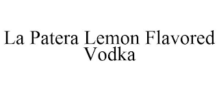 LA PATERA LEMON FLAVORED VODKA