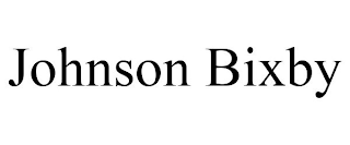 JOHNSON BIXBY