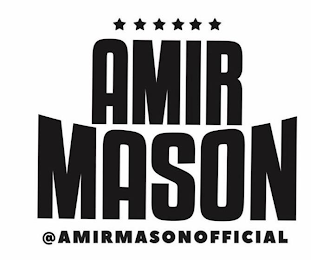 AMIR MASON @AMIRMASONOFFICIAL