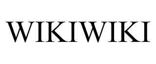 WIKIWIKI