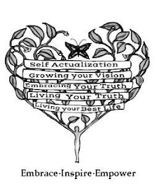 SELF ACTUALIZATION GROWING YOUR VISION EMBRACING YOUR TRUTH LIVING YOUR TRUTH LIVING YOUR BEST LIFE EMBRACE·INSPIRE·EMPOWER