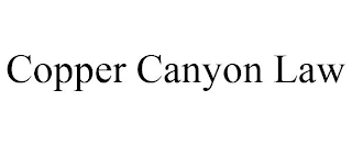 COPPER CANYON LAW