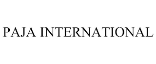 PAJA INTERNATIONAL