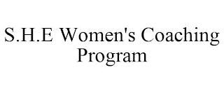 S.H.E WOMEN'S COACHING PROGRAM