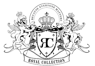 BECAUSE EVERYONE MATTER RC ROYAL COLLECTION